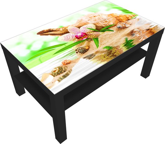 Table Designglas en Glas - Verre - Table d'Appoint Salon - Table Basse -  Ikea Lack... | bol.com