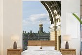 Behang - Fotobehang Het Hermitage museum in Sint-Petersburg - Breedte 180 cm x hoogte 280 cm