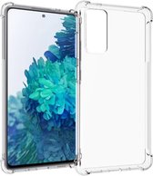iMoshion Hoesje Geschikt voor Samsung Galaxy S20 FE Hoesje Siliconen - iMoshion Shockproof Case - Transparant