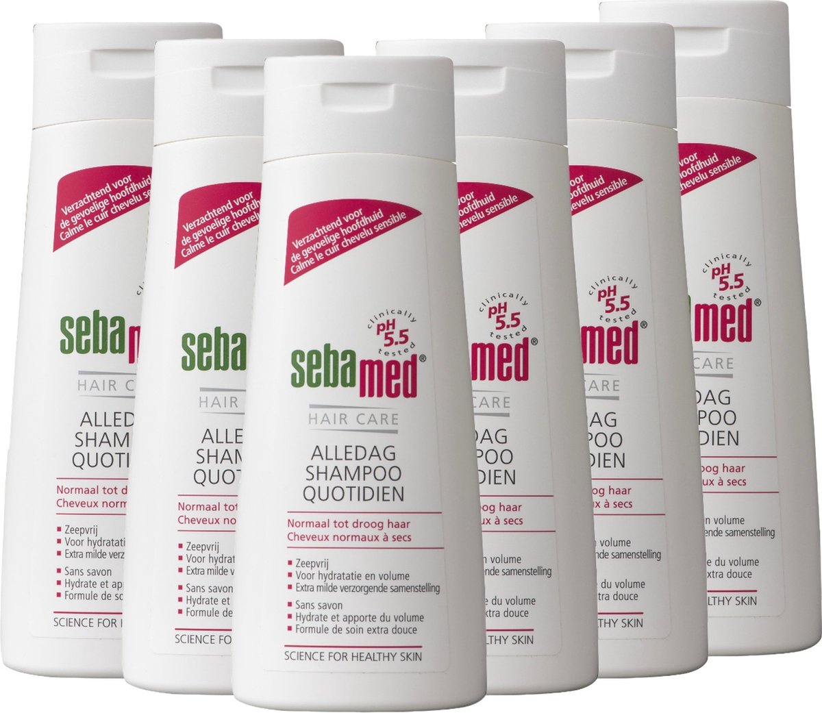 Sebamed Alledag Shampoo voordeelverpakking - 200 ml 6 pack