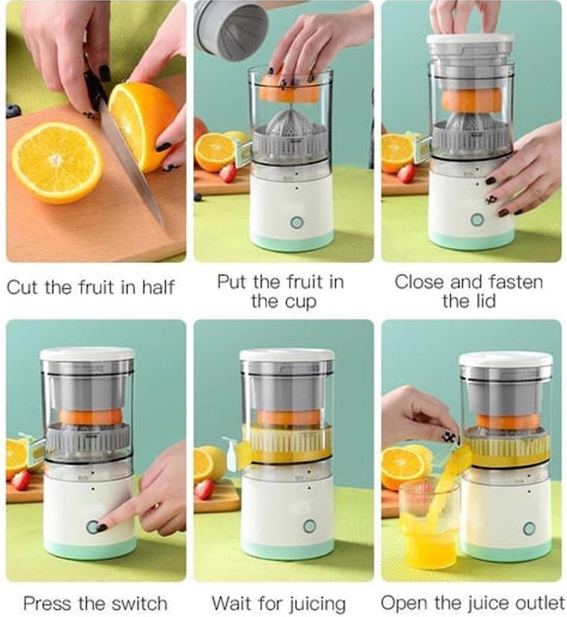 Igoods Elektrische Citruspers - Sinaasappelpers thumbnail 4