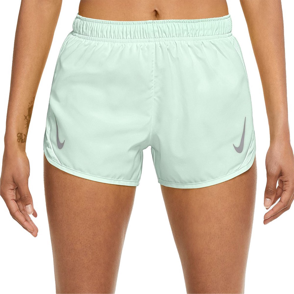 NIKE Dri Fit Tempo Race Korte Broek Vrouwen Groen