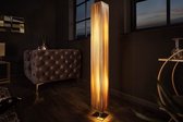 Designer lamp Lacy 120 cm - vloerlamp goud stof woonkamerlamp staande lamp