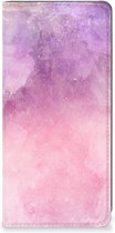 Leuk Telefoonhoesje Xiaomi 12T | 12T Pro Bookcase Cover Pink Purple Paint