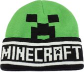 Minecraft - Bonnet Vert et Noir Visage de Creeper