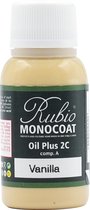 Rubio Monocoat Oil Plus 2C - Ecologische Houtolie in 1 Laag voor Binnenshuis - Vanilla, 20 ml