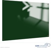 Whiteboard Glas Solid Forest Green 45x60 cm | sam creative whiteboard | White magnetic whiteboard | Glassboard Magnetic