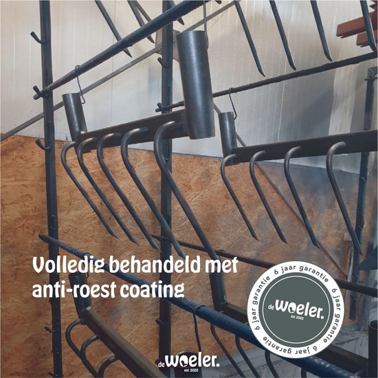 de Woeler - DW3 - Woelvork Grelinette - Spitvork/Tuinwoeler/Spade - Roestvrij - Ergonomisch- FSC Hout - 6 Jaar Garantie van De Woeler — afbeelding 2