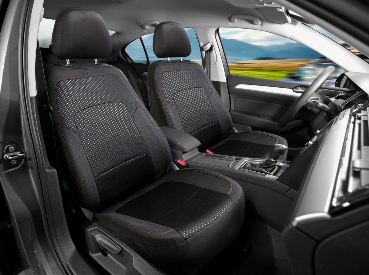 ZIPP IT Premium Housse de sièges Logan complet avec système de fermeture  éclair noir/argent, Housses de siège en tissu, Housses de siège pour  voitures particulières