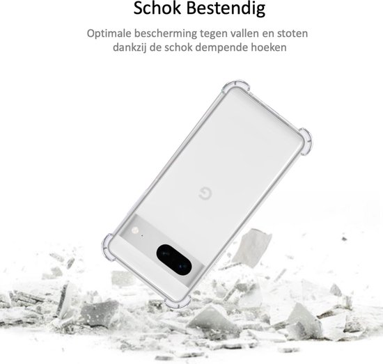 Coque Google Pixel 7 - Coque Antichoc - Couverture Transparente