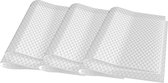 Intirilife Set van 6 Anti-Bacteriële Transparante Koelkast Matten 45 x 30 cm - Beschermt fruit en groenten tegen bacteriën en water