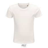 SOL'S - Crusader Kinder T-shirt - Wit - 100% Biologisch Katoen - 122-128