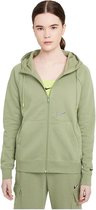 Nike Sportswear Essentials Print Sweater Met Ritssluiting Vrouwen Oil Green - Maat M