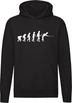 Biljart evolutie | Biljarten | Biljartkeu | Carembole | Driebanden | Pool | Unisex | Trui | Hoodie | Sweater | Capuchon