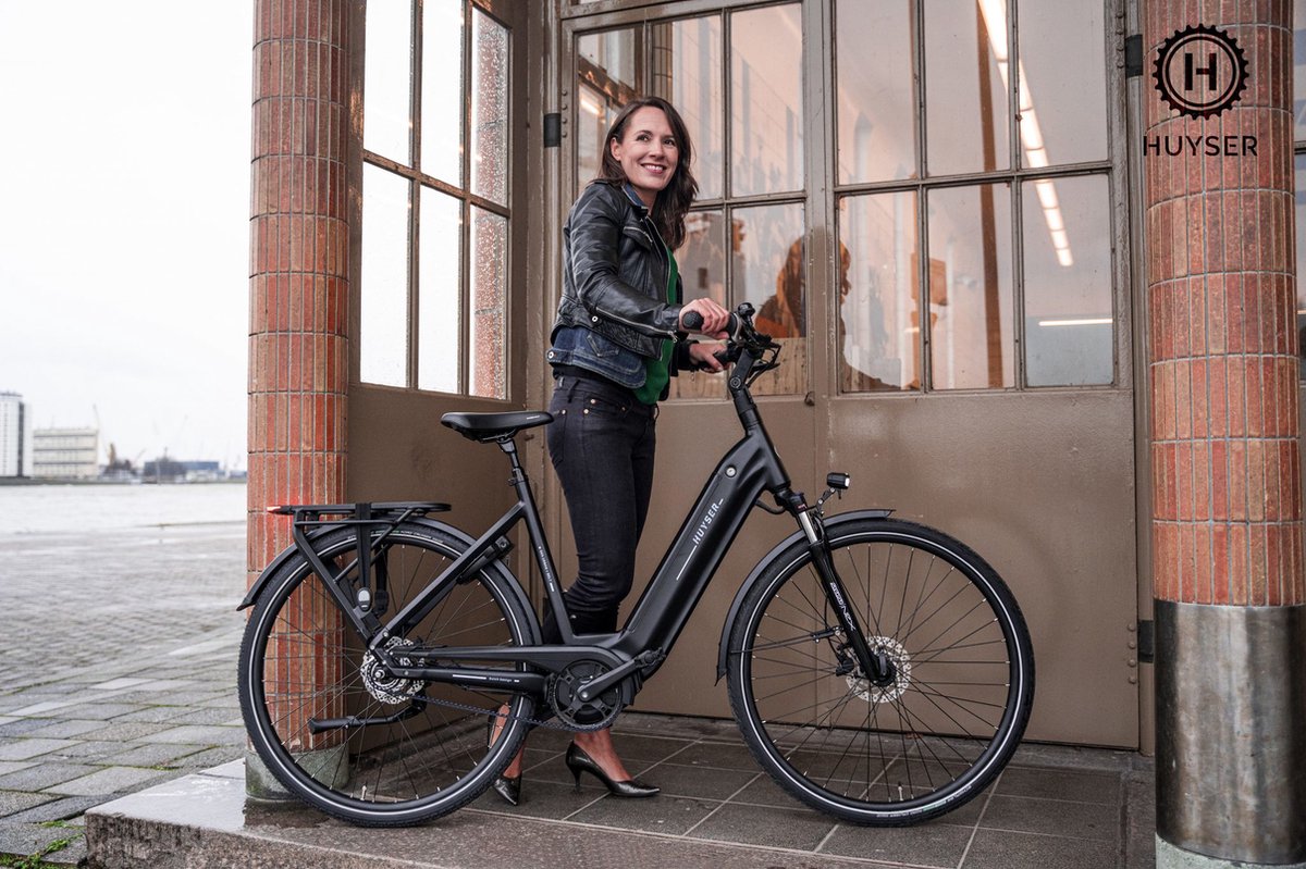 Huyser Gen Urban Plus Belt - Elektrische fiets met 7 versnellingen ...
