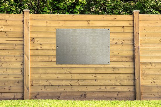 Affiche de jardin Cuir - Structure - Peau d'animal - 130x80 cm - Décoration murale extérieure - Affiche de jardin - Toile de jardin - Affiche de clôture - Peinture de jardin