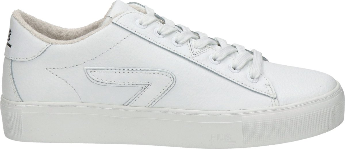 HUB Hook z Lage sneakers Leren Sneaker Heren Wit Maat 42 bol
