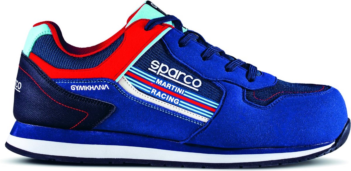 Sparco GYMKHANA MARTINI – Veiligheidsschoen S1PS in Martini Racing Stijl - Blauw - Maat - 39