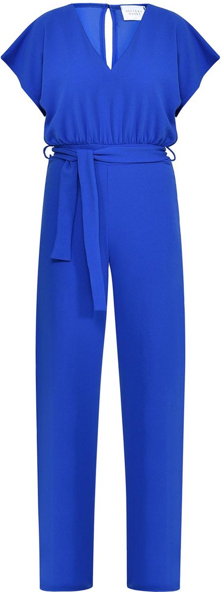SISTERS POINT Girl-ju.v - Dames Jumpsuit - Bright Cobalt - Maat M