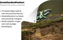 Groene pijlgifkikker met zwarte patronen op een vochtig, mosbegroeid stuk hout.  UV-bestendig, waterafstotend, met roestvrijstalen ringen.