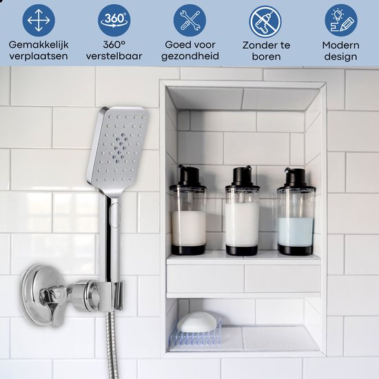 1Pcs Badkamer Niet-Geperforeerde Siliconen Douchek... - Vicedeal