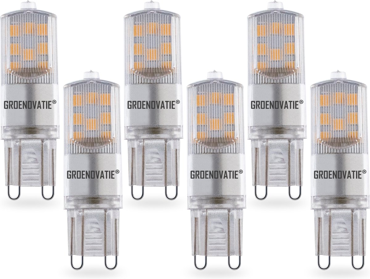 Groenovatie LED Lamp - G9 Fitting - 3W - SMD - 6-Pack