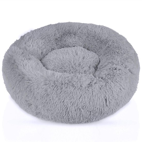Generic Kattenmand Ronde Vorm Luxe Soft Touch Antislip Bodem Pluche