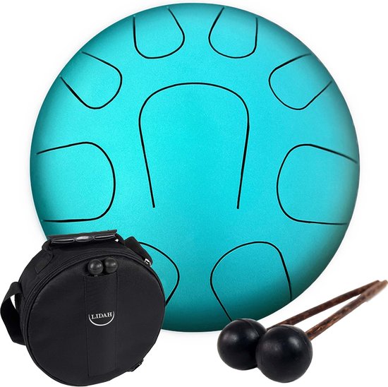 LIDAH® Steel Tongue Drum AkeBono Constellation Series Handpan 28 cm voor...