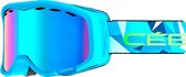 Cébé Cheeky OTG Junior Skibril - Blauw Lime | Categorie 3