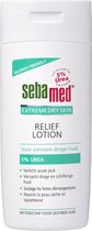 Sebamed Relief lotion 5% urea - Intensieve hydratatie - Vermindert acute jeuk en verzacht droge en schilferige huid - Herstelt de vochtbalans - Huidverzorging - 200 ml
