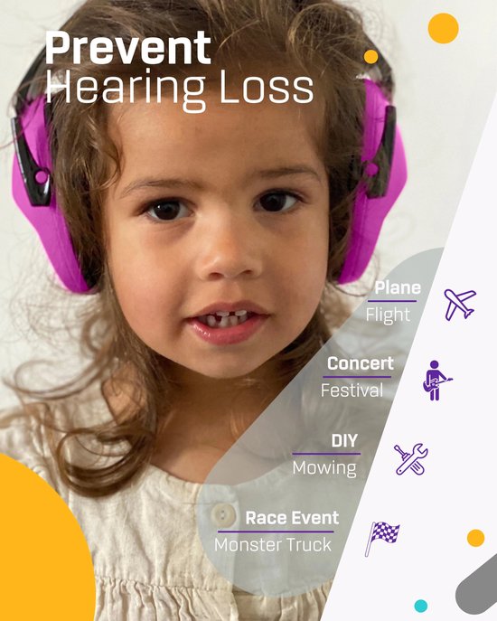 Gehoorbescherming voor Kinderen Oorkappen Kind Gehoorbeschermer Hearing... | bol.com