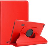Cadorabo Tablet Hoesje geschikt voor Huawei MediaPad T3 7 (7.0 inch) in KLAPROOS ROOD - Beschermhoes ZONDER auto Wake Up, met stand functie en elastische band sluiting Book Case Cover Etui