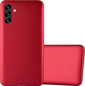 Cadorabo Hoesje geschikt voor Samsung Galaxy A13 5G in METALLIC ROOD - Beschermhoes gemaakt van flexibel TPU silicone Case Cover