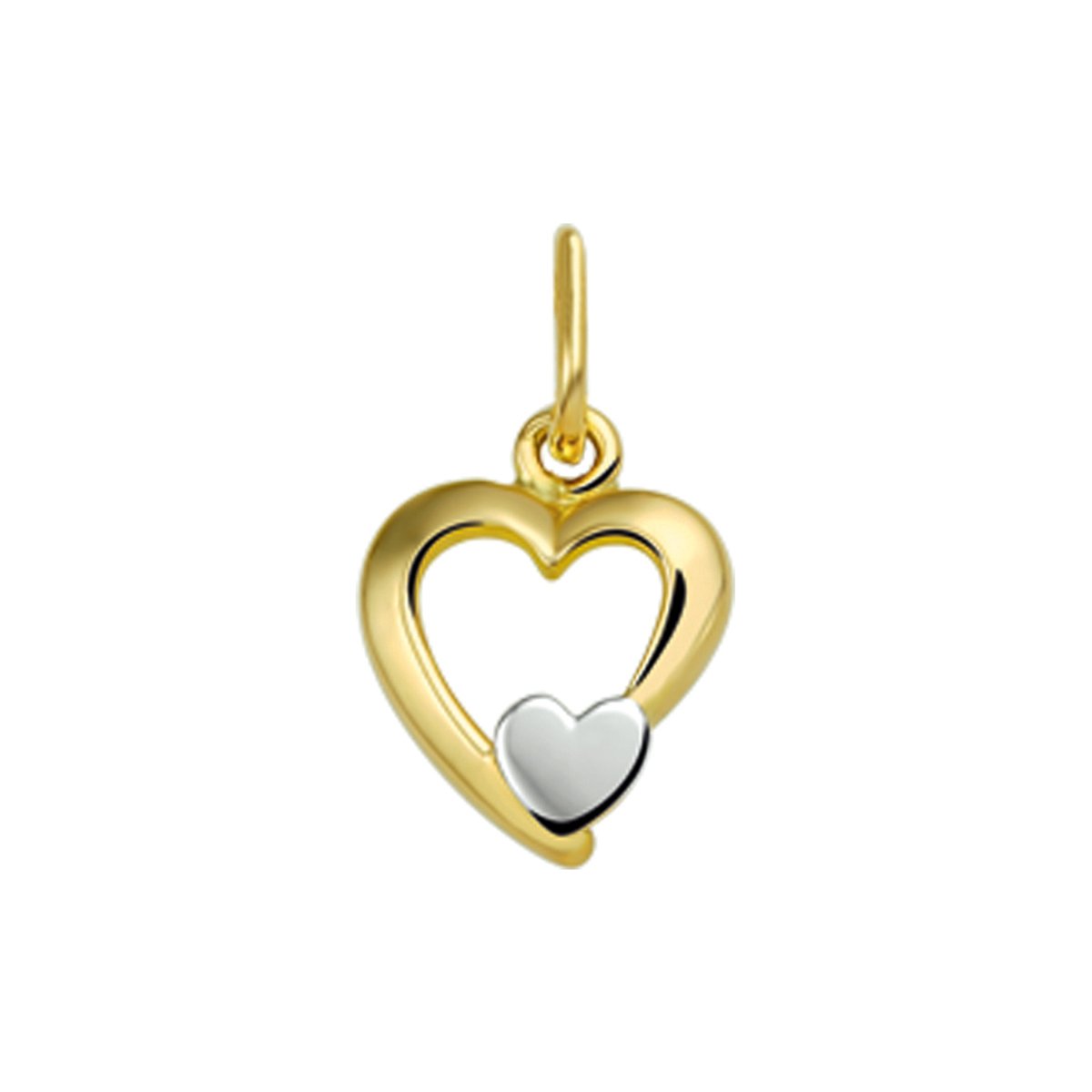 Huiscollectie Hanger Geelgoud Hart