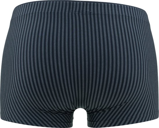 SCHIESSER Long Life Soft boxer (1-pack) - short homme rayé bleu et noir - Taille: 4XL