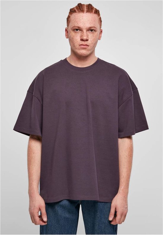 Urban Classics - Ultra Heavy Oversized Heren T-shirt - 5XL - Paars