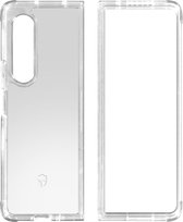 Bigben Connected, Dubbel versterkt hoesje Geschikt voor Samsung Galaxy Z Fold 3 DUO, Transparant