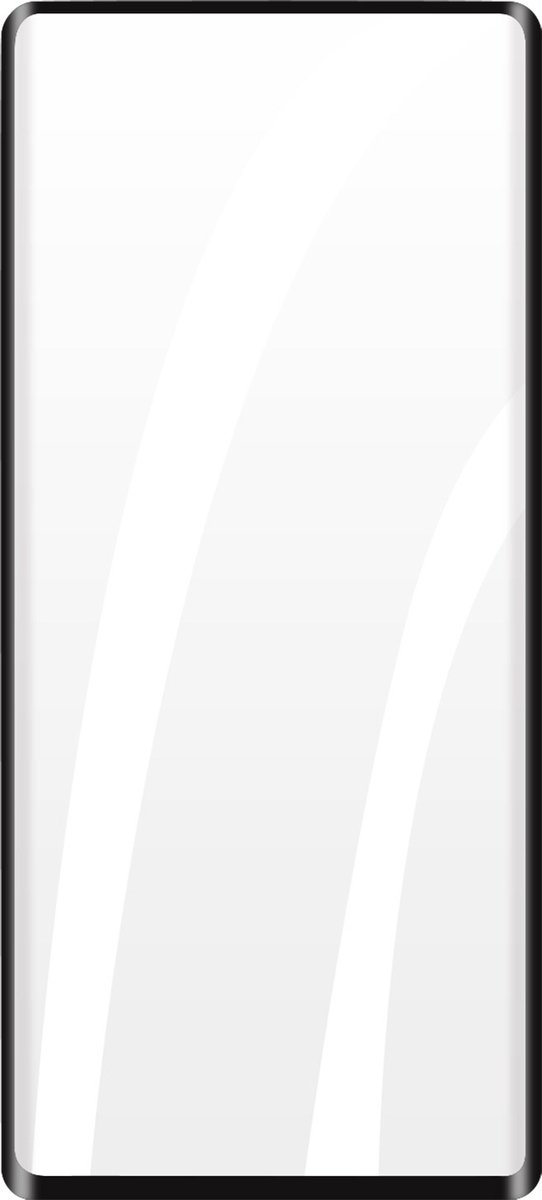 Geschikt voor Honor 70 gehard glas 9H volledige hechting afgeschuinde rand Zwart