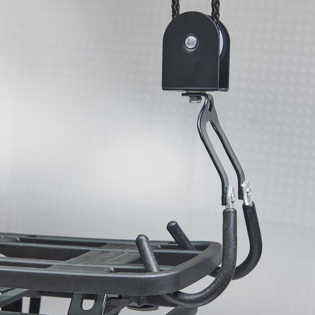 Datona® Fietslift - Fiets ophangsysteem 50 kg - Katrolsysteem met 2 Haken - Incl. bevestigingsset - Voor racefiets, MTB & E-bike – foto 7