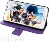 Cover Geschikt voor Samsung Galaxy S5/S5 New Flip Wallet Stand Video paarze