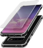 Pack Protection Geschikt voor Samsung Galaxy S10 Plus hoesje + transparant gehard glas