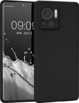 kwmobile telefoonhoesje geschikt voor Motorola Edge 30 Ultra - TPU backcover met siliconen coating - Smartphone case in zwart