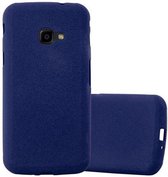 Cadorabo Hoesje geschikt voor Samsung Galaxy XCover 4 / XCover 4s in FROST DONKER BLAUW - Beschermhoes gemaakt van flexibel TPU silicone Case Cover