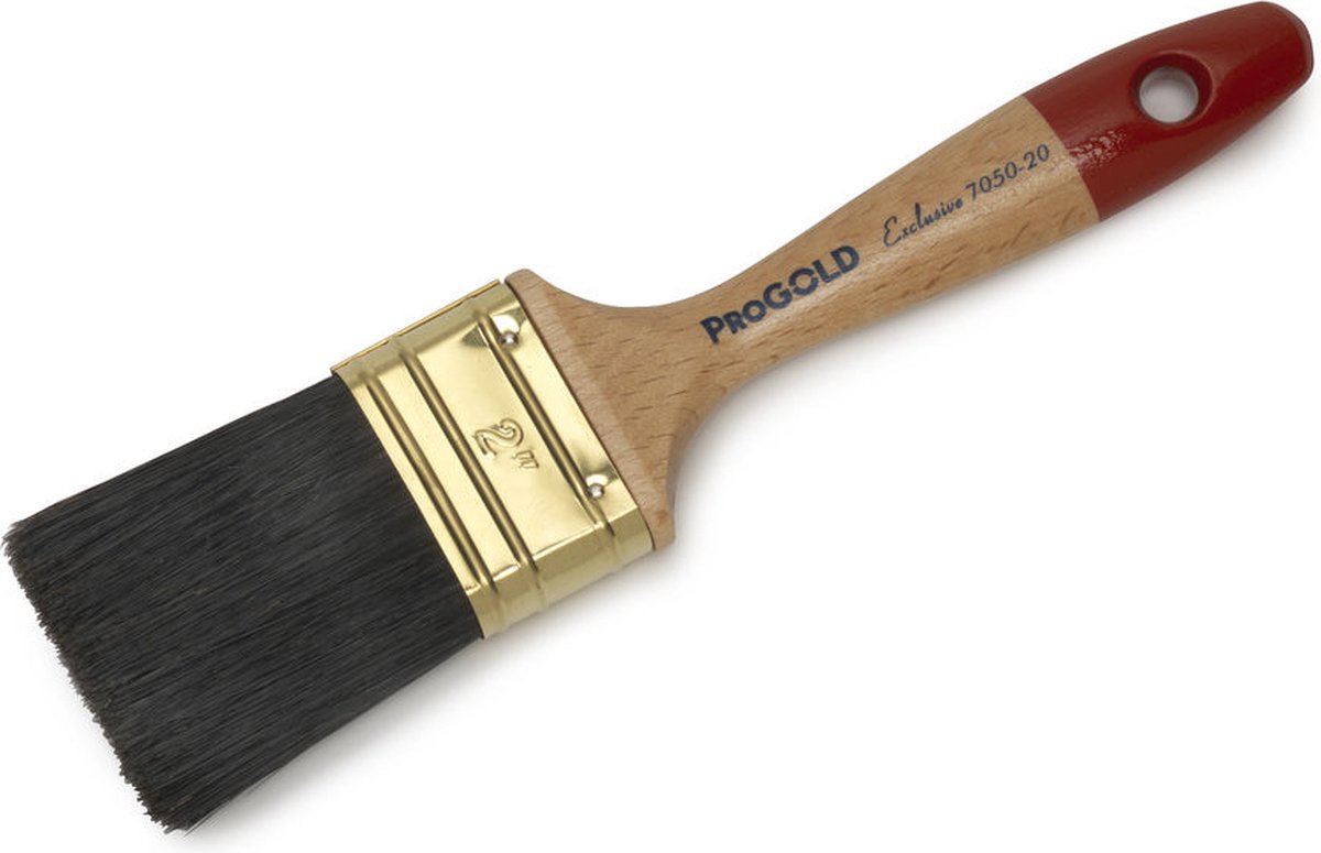 ProGold Exclusive Black Platte Kwast - Serie 7050 Maat 2,5 Inch
