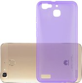 Cadorabo Hoesje geschikt voor Huawei G8 MINI / Enjoy 5S in TRANSPARANT PAARS - Beschermhoes gemaakt van flexibel TPU Silicone Case Cover