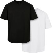 Urban Classics - Boys Tall 2-Pack Kinder T-shirt - Kids 134/140 - Wit