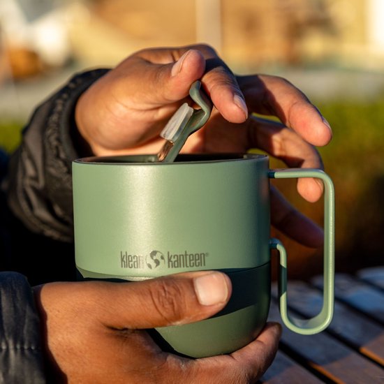 Klean Kanteen Rise Mug 399ml - Flip Lid Sea Spray — afbeelding 4
