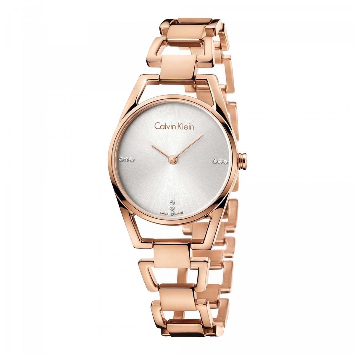 Calvin Klein K7L2364T horloge vrouw - Roestvrij Staal - rose goud