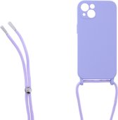 Coque de téléphone collier en silicone Convient pour : iPhone 12 Pro - TPU - Silicone - Lilas - ZT Accessoires