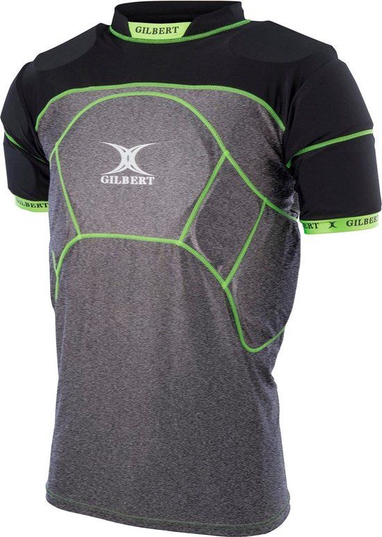 Gilbert Protections D'Épaules Rugby Charger X1 Taille 2XL - Rembourrage Haute Densité Pour Épaules, Bras, Dos - 5
